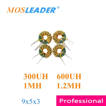 Mosleader 9x5x3 100PCS 300UH 600UH 1MH 1.2 MH 9*5*3 Isolering wire ring spoler Ringkerne induktorer Mn-Zn Grønne spoler