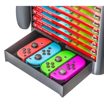 Nintend Switch Spil, Tilbehør, Opbevaring Tårn Stabelbare Spil Disk Rack Controller Organizer til Nintendo Skifte Nintendoswitch