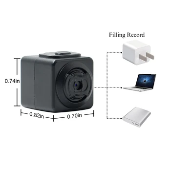 Kebidu Full HD 960P DC 5V S5 Kamera Mini DVR IP-Kamera Indikator Støtte TF Kort 1280*960 Til Mac os, Windows Linu