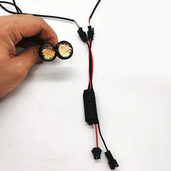 Stob lys kontrol af DUALTRON thunder el-scooter orange advarselslampe kontrol