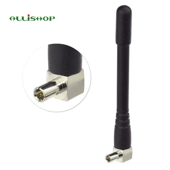 ALLISHOP 2stk 3dBi Mini Gummi 3G 4G LTE Antenne TS9 Mandlige Ret Vinkel 800/1900/900/1800/2100MHz