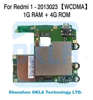 1stk For Xiaomi Redmi1 Hongmi 1 Mi1 1G RAM 4G ROM 2013023 WCDMA Bundkort Bundkort Logic Board Udskiftning oprindelige