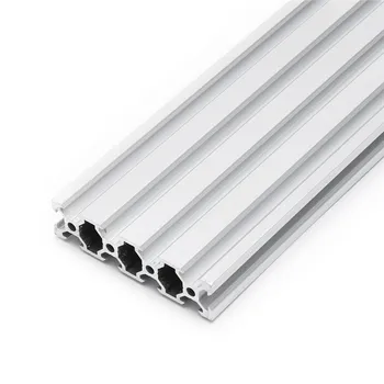 Holdbart Sølv 2080 V-Slot Aluminium Ekstrudering 20x80mm Aluminium Profil Ekstrudering Ramme For CNC Laser Engraving Machine