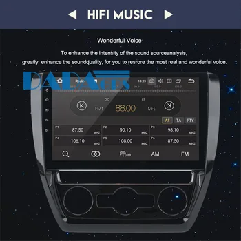 Android-8.0 Octa Core Bil Radio GPS Navi For Volkswagen VW Jetta 2011 2012 2013 bilstereo, DVD-Afspiller Multimedie-Auto