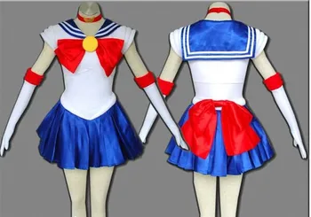 Tilpasses størrelsen Cosplay Kostume Til Tsukino Usagi Sailor Moon Hot Anime Kvinde Halloween Fest Barn Sailor Moon Cos Kostume