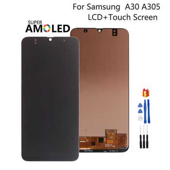 Incell Amoled For Samsung Galaxy A30 A305 A305F LCD-Display A305FN/DS Touch Screen DigitizerAssembly For SAMSUNG A30 LCD-Skærm