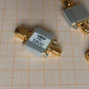 Gratis forsendelse FBP-5800 5,8 G 5600MHz band-pass filter, WiMAX-modtager anti-indblanding særlige, SMA interfacet sensor