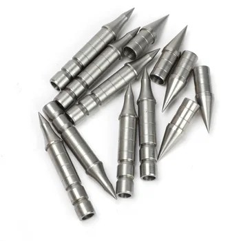 12pc ID 8.0 mm pile 100/120/180 korn Arrow Point Bueskydning Broadheads For Recurve Compound Bue Skydning Pil Tips