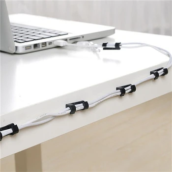 40PCS Wire Arrangør Fast Klip Wire, USB-Kabel, der Holder Tie Klip Fixer netværkskabel Data Kabel Spænde Opladning Linje Clable