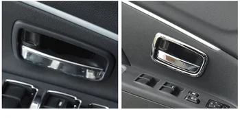 For Mitsubishi ASX ABS Krom håndtag skål dekoration box ring 4STK/masse til Mitsubishi ASX auto tilbehør.