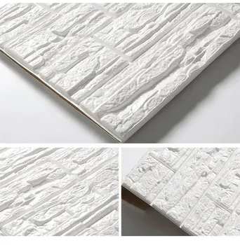 70*77cm Brick wall Stickers DIY 3D-PE Skum Tapet Paneler Værelses Decal Sten Dekoration Præget Selv Adhensive 3D Mur