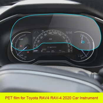 PET-Folie skærmbeskytter Til Toyota RAV4 RAV-4 2020 Bil Instrument Panel Protektor Dashboard Center Kontrol Touchscreen