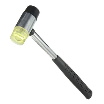 1pc Gummi Hammer Dobbelt Konfronteret Arbejde Ruder Vindue Perler Hammer Hammer Værktøj Til Gummi håndværktøj 25mm