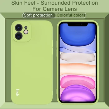 Imak Farverige Blødt TPU cover til iPhone 12 mini 12 12 Pro 12 Pro Max antal Dække Huden til at Føle med Kamera Linse Beskyttelse