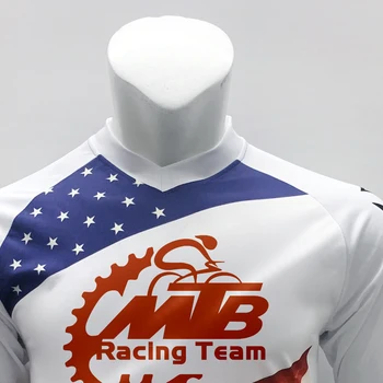 Mænd ' s MTB Motocross Jersey Motorcykel Mountainbike Moto Bære BMX DH T Shirt Tøj Maillot Ciclismo Downhill Tøj