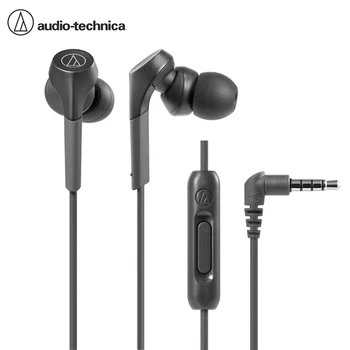 Audio-Technica ATH-CKS550XIS 3,5 mm Kabel Hovedtelefoner HIFI-I-øret-Dyb Bas Øretelefoner Hi-Res-Headset 1-knap Fjernbetjening og Mikrofon