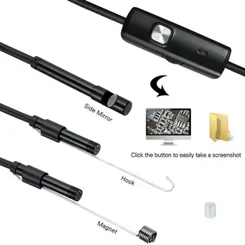 Nye 8.0 mm Endoskop Kamera, 1080P HD-USB Endoskop med 8 LED-1M Kabel-Vandtæt Inspektion Endoskop til Android PC