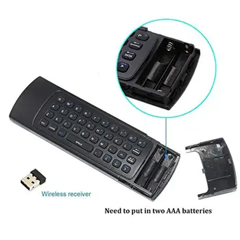 Stemmestyring Trådløse Air Mus Tastatur 2,4 G RF Gyro Sensor Smart Fjernbetjening til X96 H96 Android TV Box Mini-PC vs G10