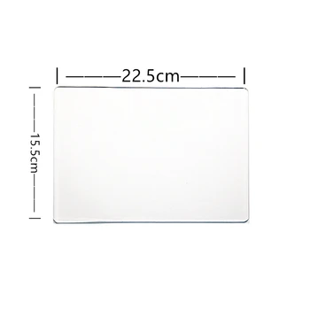 15,5 cm*22.5*3mm Gennemsigtig Plastik Plade Til DIY-Scrapbooking/Clear Stamps/Prægning FolderAlbum Dekorative Kort
