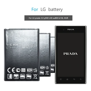 BL-44JR Mobiltelefon Batteri Til LG P940/Prada 3.0 Prada K2 SU540 SU800 D160 L40 Udskiftning af Batteri BL 44JR 1540mAh