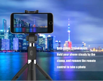 3 I 1 Bluetooth Monopod Stativ og Stå, For Xiaomi Redmi Bemærk Huawei iPhone 11 XR 7 8 Plus, Samsung Mobiltelefon, Smartphone Stativer