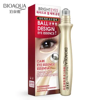 Bioaqua øjne pleje kugle design øje essensen fugtgivende opstrammende øjen-serum skønhed øjne massage forbedring mørk cirkel ny