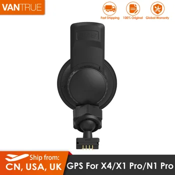 Vantrue X4 / X1 Pro / X1 / R2 / N1 Pro Dash Cam Mini-USB-Port Bil Suction Cup Mount med GPS-Modtager Modul (til Windows & Mac)