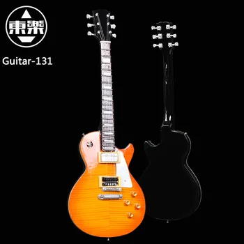 Træ-Håndlavet Miniature Guitar Model guitar-131 Guitar Display med Sagen, og Stå (Ikke Egentlige Guitar! for Kun at Vise!)