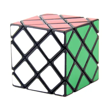 LanLan 8 Akse Hexahedron 6 Overfladen Forestille 4Layers Skewbed Magic Cube Hastighed Puslespil Antistress-Legetøj Til Børn Gave
