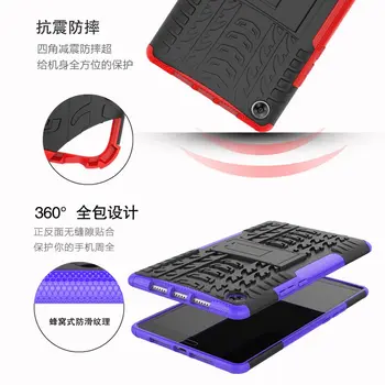 For Huawei MediaPad M5 8.4 tommer tilfælde M5 8 SHT-AL09 SHT-W09 Tablet rustning tilfælde TPU+PC Stødsikkert Stå Dække