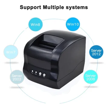 Xprinter XP-365B 20 til 80 mm Mærkat Termisk Printer Bluetooth USB-Stregkode Etiketter Modtagelsen Printer Til Pos labelmaskine