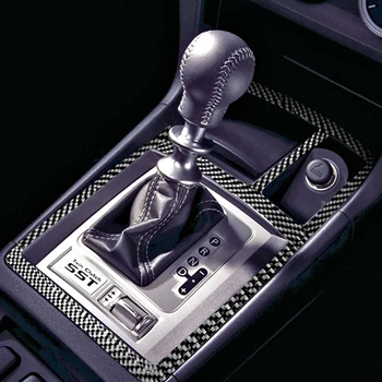 For Mitsubishi Lancer EVO X HR. 2008-Gear Shift Panel Frame Carbon Fiber Sticker Gear Hoved Surround Trim Bil Tilbehør