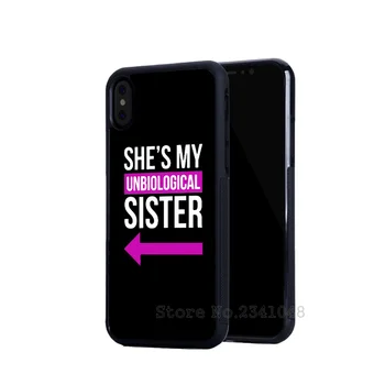 Min søster BFF bedste venner foreve par softe silikone telefon cases til iPhone 5s se 6 6s plus 7 7plus 8 8plus X XR XS ANTAL