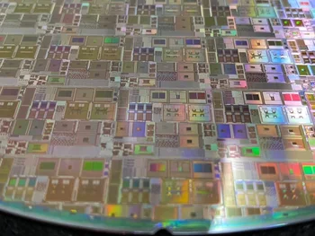 Silicium Wafer Runde 8inch Litografiske Integrerede Kredsløb Halvleder-Chip IC til Udstilling