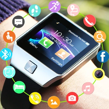 2020 Oprindelige Bluetooth Smart Ur Ring/SMS SIM-Kort, Kamera Intelligent Håndled Telefon Ure Til apple Android Smartwatch DZ09