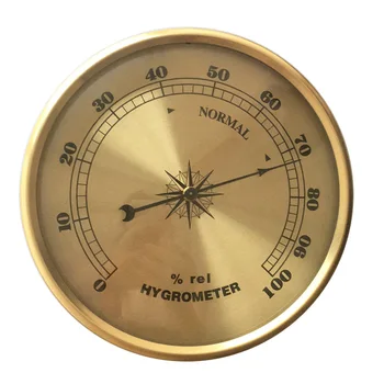 Høj præcision husstand indendørs 108mm Hygrometer cooper shell Fugtighed