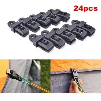 24X-genanvendelige markise presenning telt klip tunge tænger camping overlevelse af holdbar kvalitet super godt produkt nylon telt