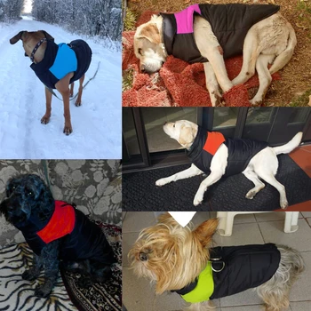 S-5XL Vest Jakke Vandtæt Hund Hvalp Chihuahua Tøj Vinter Varm Hund Vest Pels Tøj Til Små og Mellemstore Hunde