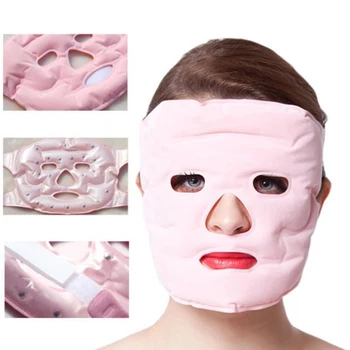 Beauty Face-lift Mask Turmalin Magnetisk Terapi Massage Fugtgivende Genanvendelige ansigtsmaske MH88