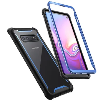 Jeg-BLASON Til Samsung Galaxy S10 Tilfælde 6.1 tommer Ares Full-Body Robust Klart Bumper Cover UDEN Indbygget Skærm Beskytter