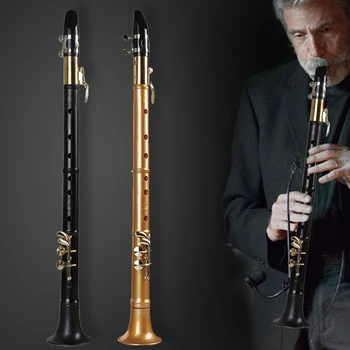 Simpel lille instrument saxofon diskant tenor autentisk voksen nybegynder mini pocket 18 skalaer saxphone