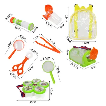 Offentlig Explorer Kit til Barnet Insekt Fange Legetøj Forstørrelsesglas Teleskop Fødselsdag Gaver Tidlig Pædagogisk Læring Legetøj