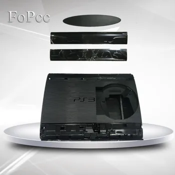 FoPcc Konsol Tilfælde Harddisk HDD Bay Døren Dække Venstre Højre Boliger Overflade Tilfældet for PS3 Super Slim 4000 Konsol Frontplade Panel