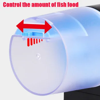 Automatisk fisk-arkføderen akvarium elektriske fisk tank timer plast mad-arkføderen bærbare fisk-arkføderen 8-24 timer fodring timer