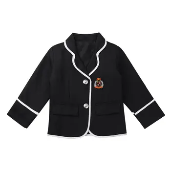 IIXPIN børn kostume Skole Piger Uniform Britisk Stil Anime Cosplay Costume langærmet jakke med Skjorte Slips Mini Nederdel Til Pige