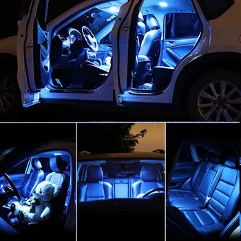 9x Canbus-Fejl Gratis LED Interiør Lys Kit Pakke til 2019 2020 Honda Civic Tilbehør til Bilen Kort Dome Kuffert Licens Lys