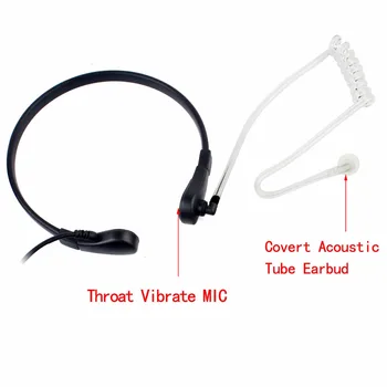 Throat MIC-Ørestykke 2PIN TOT-Headset Til Motorola Walkie Talkie GP300 GP308 CP250 PRO1150 P040 CP040 DTR410 SV10 Tilbehør