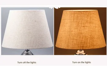 Lampeskærm til tabel Abstrakte simpel solid farve Tekstilstof Dekorative E27 bordlampe skygge soveværelse lamp cover