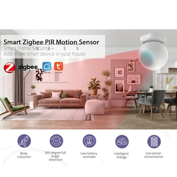 Ewelink Zigbee PIR Sensor bevægelsessensor Ewelink APP Trådløst forbinde med Gateway Smart security alarm system