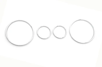 Chrome Styling Dashboard Måle Ring Sæt til BMW E38